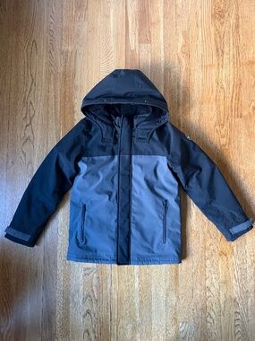 Abercrombie Kids Boys ULTRA Collection Winter Jacket, Black Grey, Size 11/12